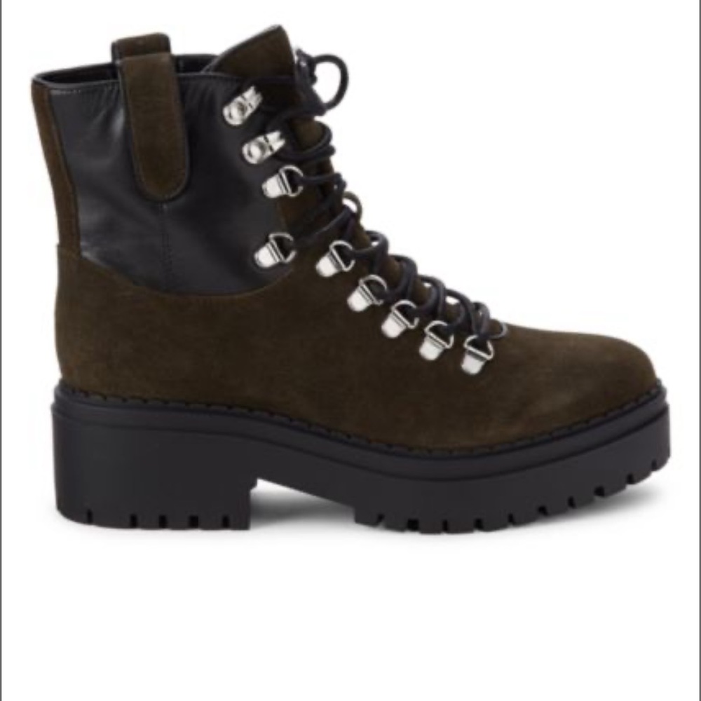 MARC FISHER LTD
Leather Combat Boots
DARK GREEN , 10